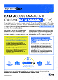 Database Access Manager & Dynamic Data Masking