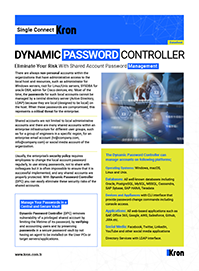 Single Connect <br>Dynamic Password Controller
